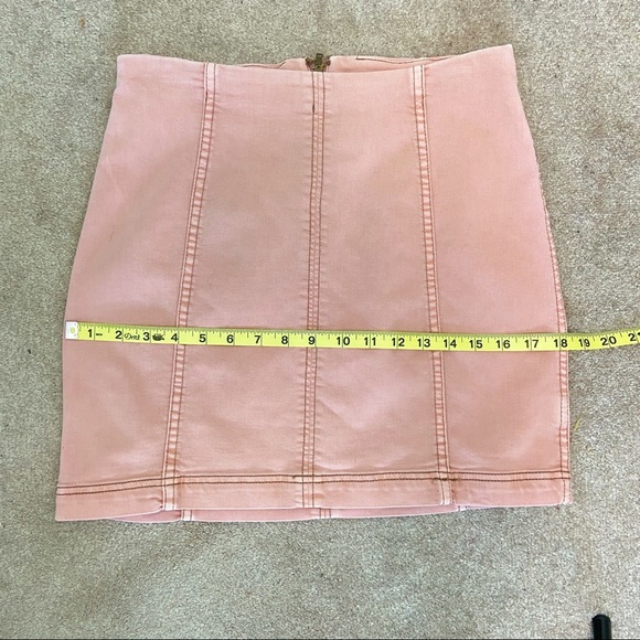 Free People *Solid Blush* Mini Skirt - Picture 5 of 5